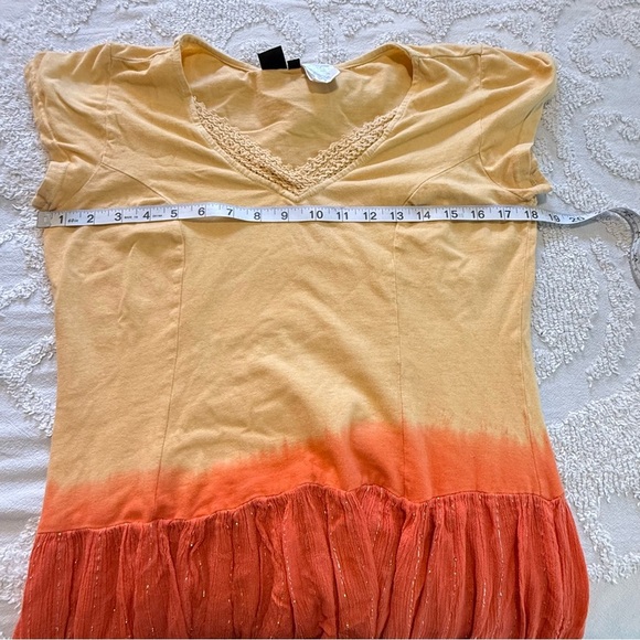 Bohemian Gradient Skirt - Orange and Brown - Picture 5 of 5